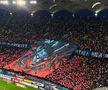 Spectacol în roșu și albastru! Galeria FCSB, superioară în duelul peluzelor: scenografia afișată în derby + dinamoviștii au răspuns cu un citat din Elisabeta Rizea
