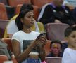 Mbali Malindi, soția lui Siyabonga Ngezana a fost pe Arena Națională la derby-ul dintre FCSB și Dinamo 3-1. Foto: Ionuț Iordache (GSP.RO)