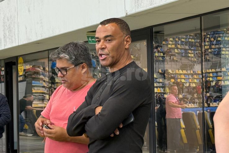 Cafu, dublu campion mondial cu Brazilia a fost la FCSB - Dinamo de pe Arena Națională. Foto: Andrei Crăițoiu (GSP.RO)