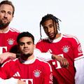 Harry Kane, Luis Diaz și Michael Olise vor juca împotriva lui PSG în noile tricouri pentru sezonul 2026 - 2027 / Foto: FC Bayern