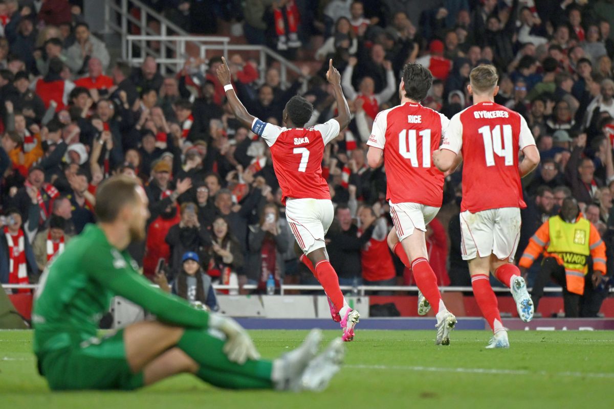 A marcat în Arsenal - Atletico Madrid și a intrat în istorie!