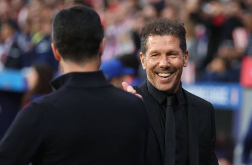 Diego Simeone și Mikel Arteta se vor întâlni a treia oară în acest sezon / Foto: Imago