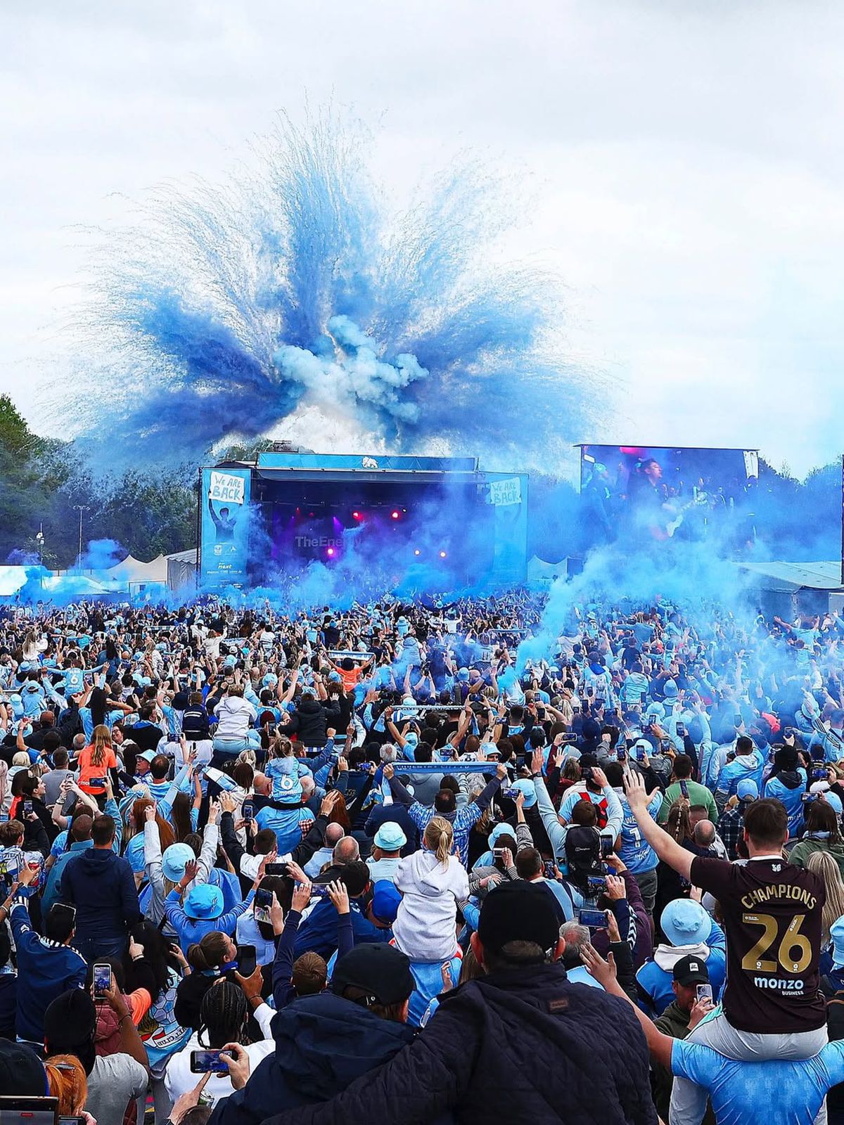 Paradă promovare Coventry în Premier League