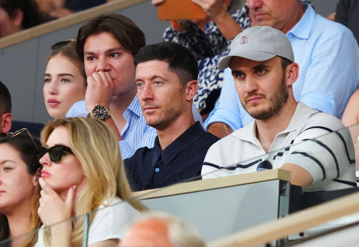 Lewandowski a fost în tribune la finala Roland Garros » Iga Swiatek, șocată când l-a văzut