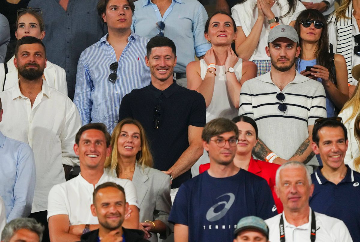 Lewandowski a fost în tribune la finala Roland Garros