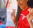 Miss Universe România 2020 e îndrăgostită de fotbal » Cum a apărut la barajul de menținere/promovare în Liga 1