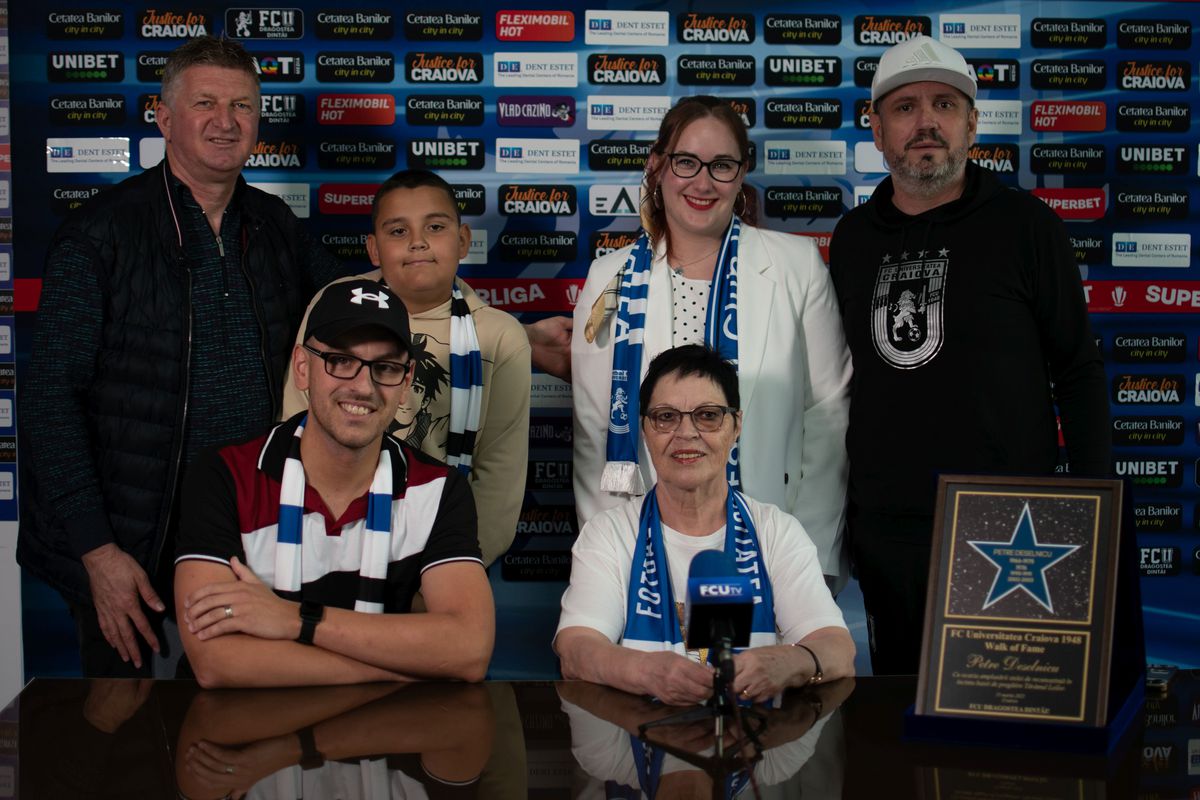 Momente emoționante cu văduva lui Petre Deselnicu, legendarul fotbalist al Craiovei » „Puiul meu, iubirea mea!”