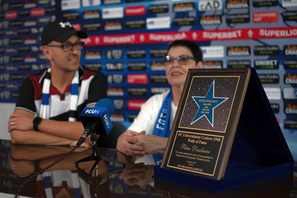 Momente emoționante cu văduva lui Petre Deselnicu, legendarul fotbalist al Craiovei » „Puiul meu, iubirea mea!”