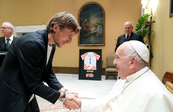 Naționala lui Modric a fost în vizită la Vatican. Ce mesaj le-a transmis Papa Francisc înaintea startului Euro