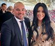 Corina Caragea alături de Wesley Sneijder