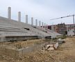 Stadiul lucrărilor la stadionul „Eroii Timișoarei” / FOTO: Cristi Preda (Gazeta Sporturilor)