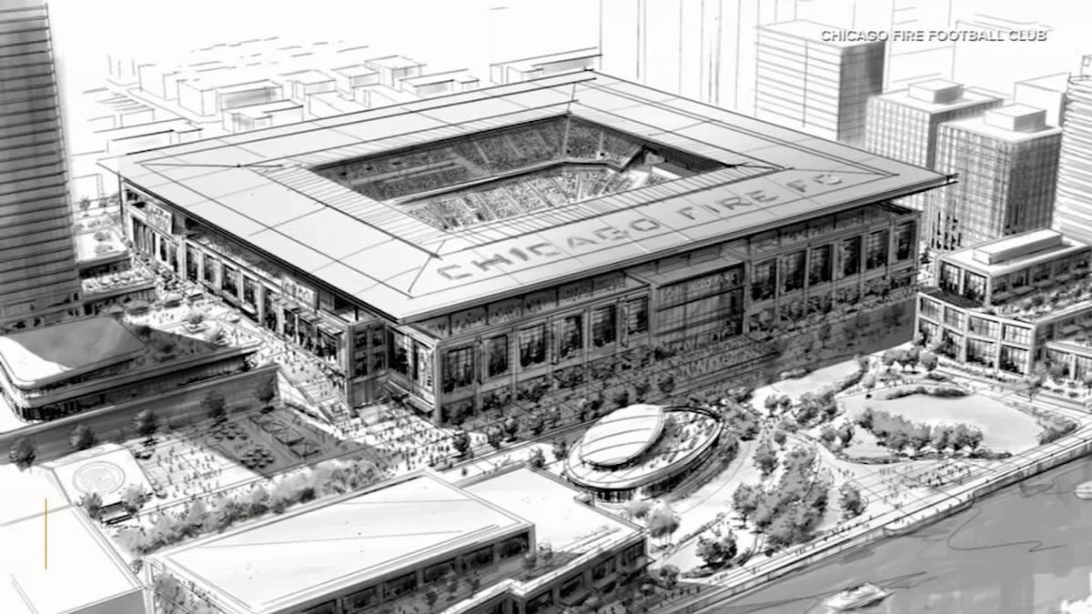 Americanii au dezvăluit planul pentru construirea unui nou stadion printre zgârie-nori, pe malul râului