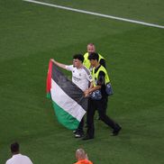 Incidente la finalul meciului Spania - Franța din Liga Națiunilor. Foto: Ionuț Iordache (GSP.RO)