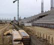 Stadiul lucrărilor la stadionul „Eroii Timișoarei” / FOTO: Cristi Preda (Gazeta Sporturilor)