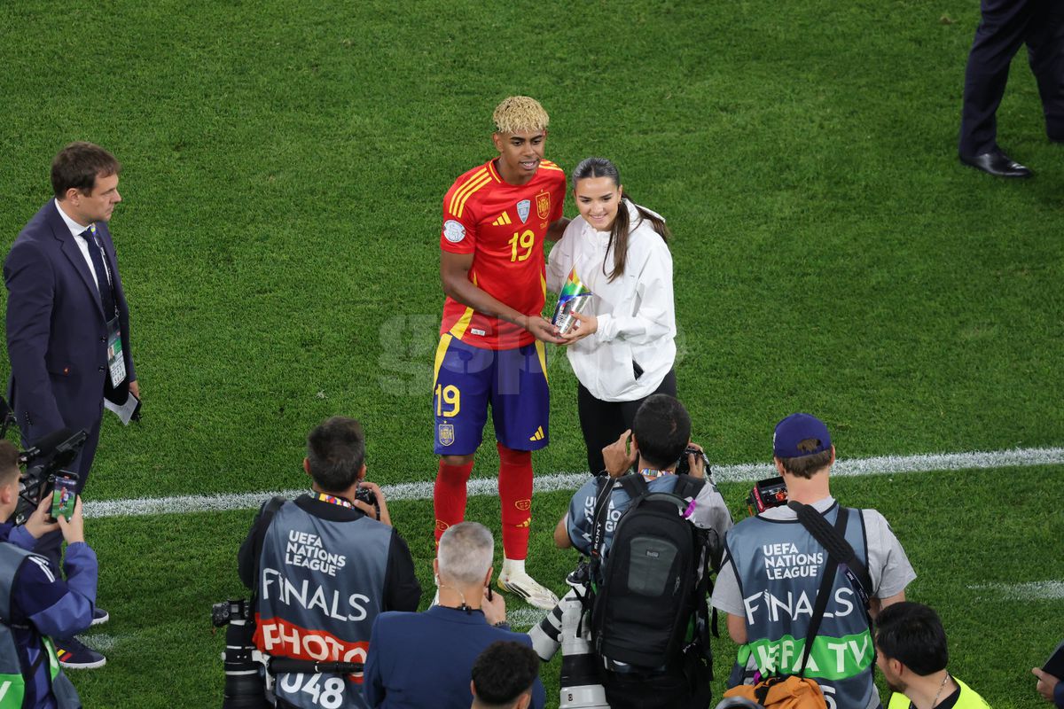 Suporter pe teren după Spania - Franța