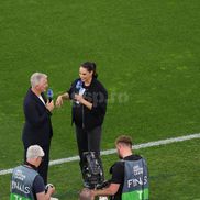 Bastian Schweinsteiger și Esther Sedlaczek. Spania - Franța, semifinală Liga Națiunilor. Foto: Ionuț Iordache (GSP)