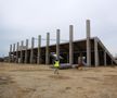 Stadiul lucrărilor la stadionul „Eroii Timișoarei” / FOTO: Cristi Preda (Gazeta Sporturilor)