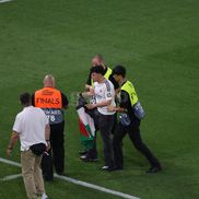 Incidente la finalul meciului Spania - Franța din Liga Națiunilor. Foto: Ionuț Iordache (GSP.RO)