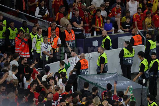 Incidente la finalul meciului Spania - Franța din Liga Națiunilor. Foto: Ionuț Iordache (GSP.RO)