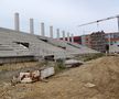 Stadiul lucrărilor la stadionul „Eroii Timișoarei” / FOTO: Cristi Preda (Gazeta Sporturilor)