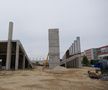 Stadiul lucrărilor la stadionul „Eroii Timișoarei” / FOTO: Cristi Preda (Gazeta Sporturilor)