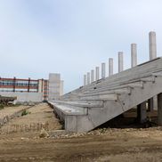 Stadiul lucrărilor la stadionul „Eroii Timișoarei” / FOTO: Cristi Preda (Gazeta Sporturilor)