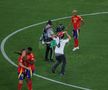 Incidente la finalul meciului Spania - Franța din Liga Națiunilor. Foto: Ionuț Iordache (GSP.RO)