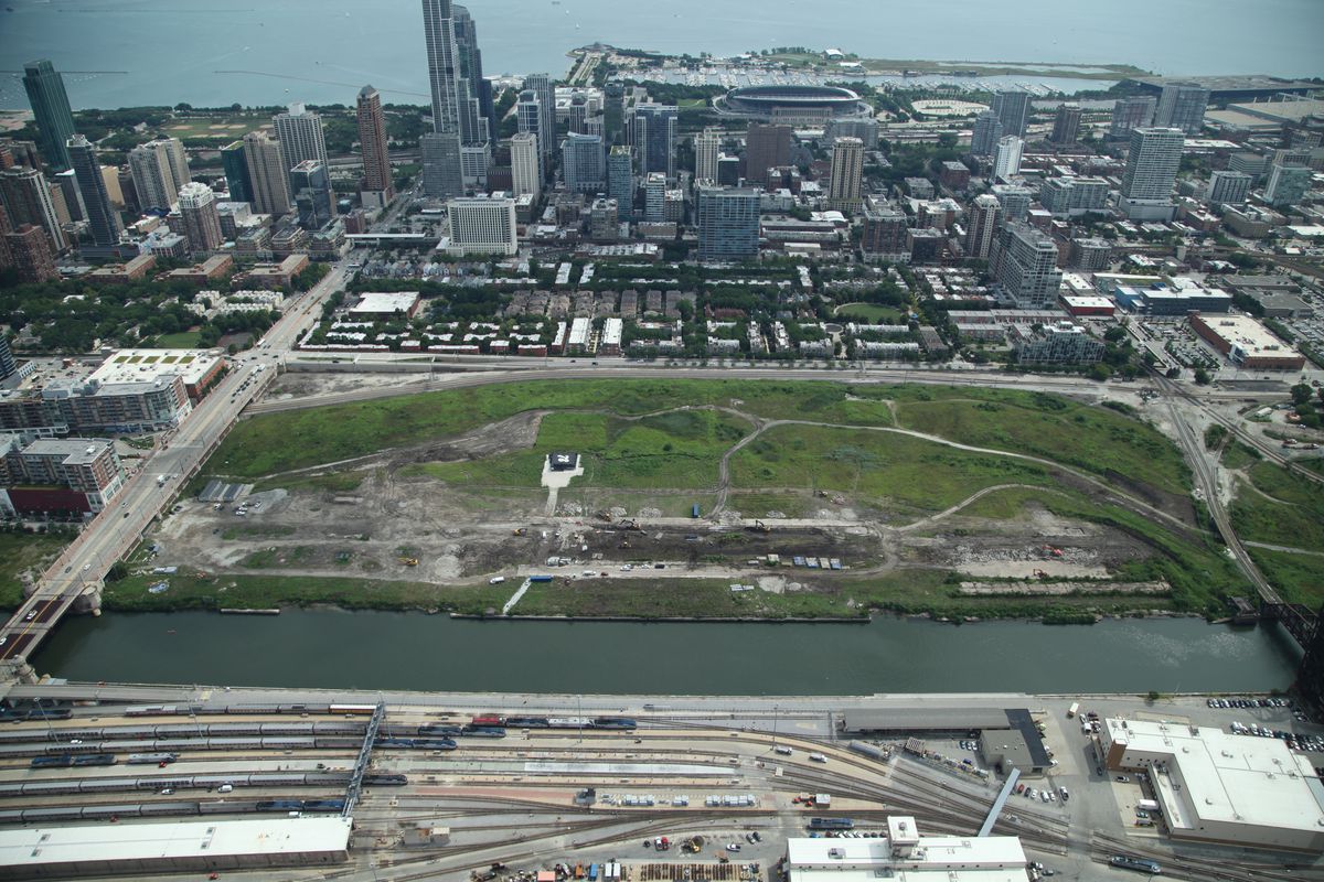 Americanii au dezvăluit planul pentru construirea unui nou stadion printre zgârie-nori, pe malul râului