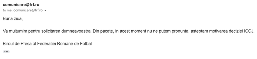 Game over pentru FCSB în dosarul palmaresului? FRF explică ce așteaptă înainte de a se adresa UEFA