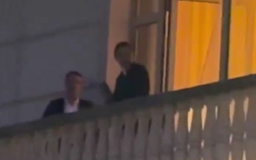 VIDEO La înălțime » Cum a fost filmat Cristi Chivu în timpul negocierilor cu șefii lui Inter