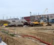 Stadiul lucrărilor la stadionul „Eroii Timișoarei” / FOTO: Cristi Preda (Gazeta Sporturilor)