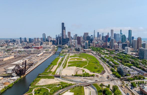 Americanii au dezvăluit planul pentru construirea unui nou stadion printre zgârie-nori, pe malul râului