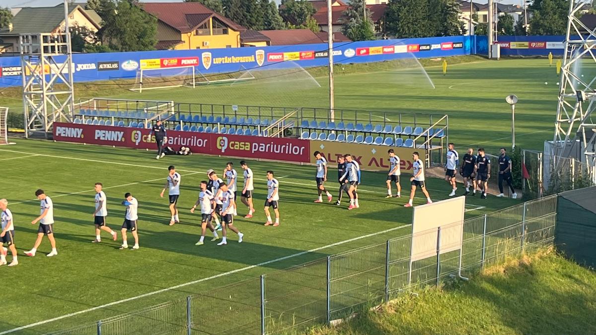 Antrenament România înaintea amicalului cu Țara Galilor