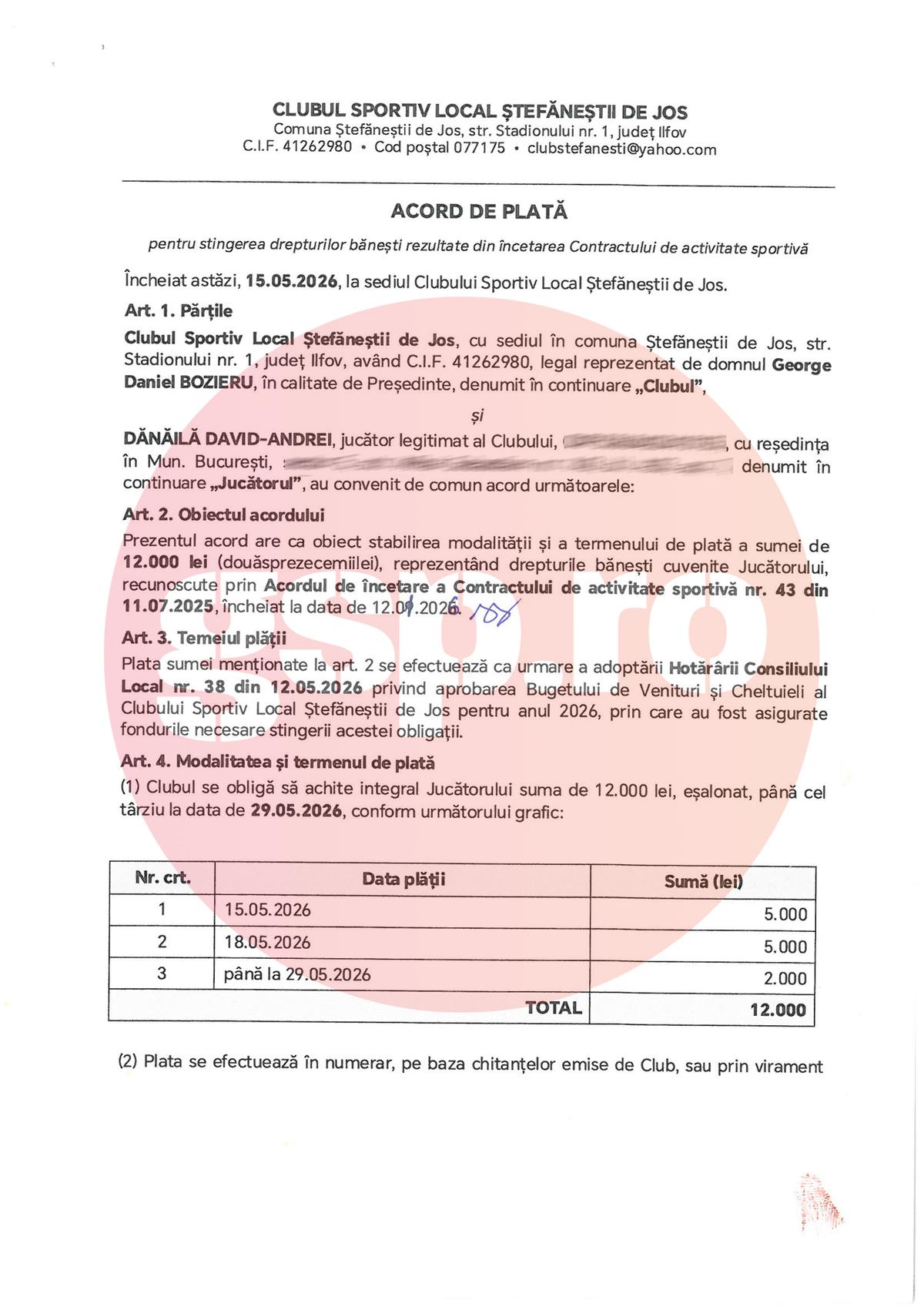 Acuzații de fals în acte la nou-promovată » Documente antedatate și o decizie de depunctare ascunsă de FRF!