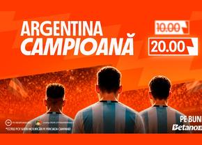 Betano dublează cota Argentinei la Cupa Mondială 2026