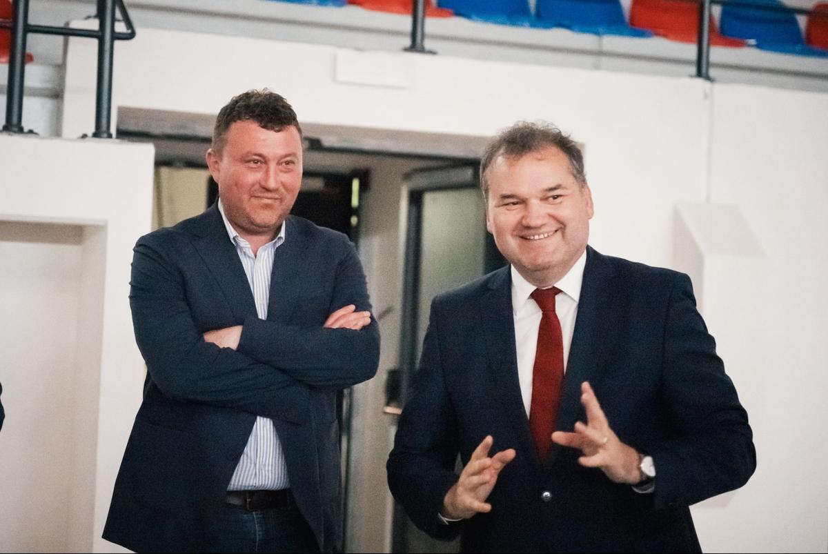 Care e stadiul lucrărilor la patinoarul din Târgu Mureș » Investiția e de 10 milioane de euro