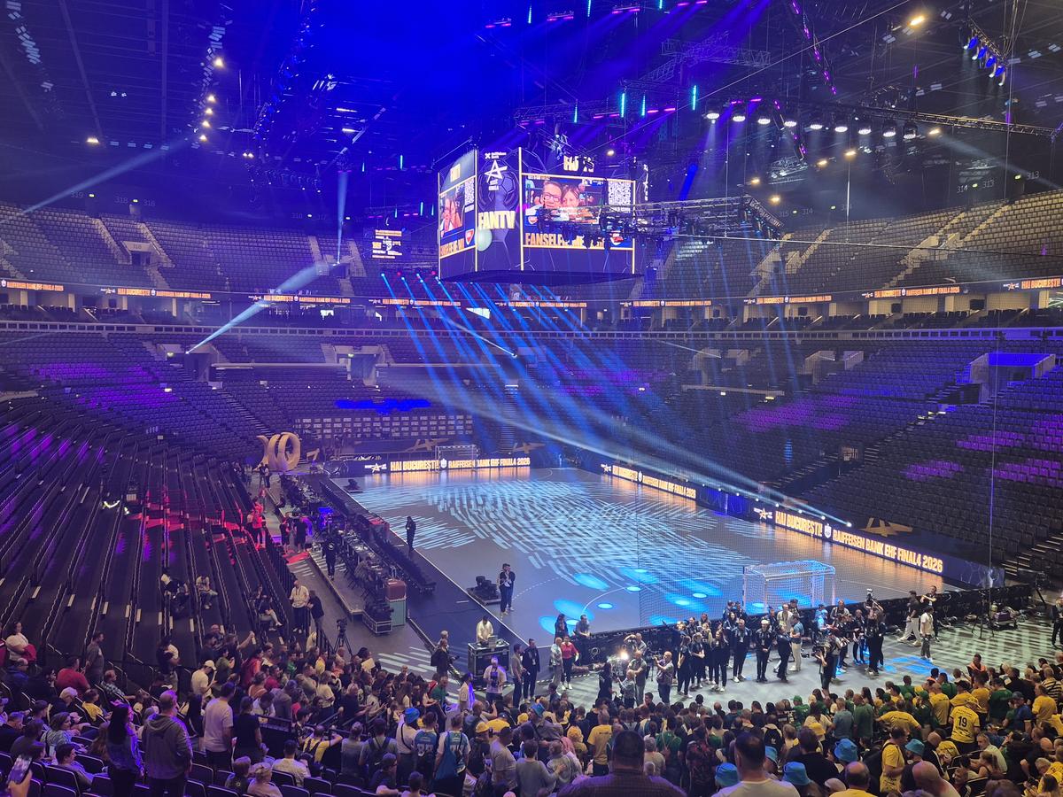 Cum arată MVP Dome din Budapesta cu 24 de ore înaintea Final Four-ului Ligii Campionilor