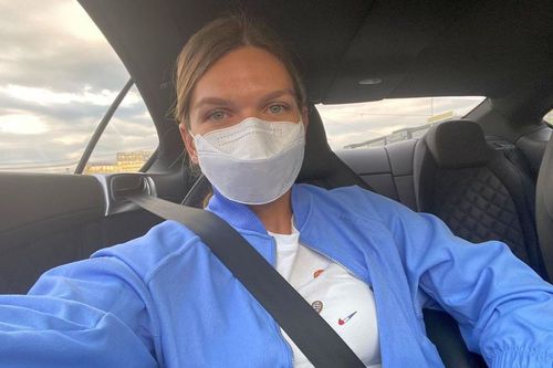 Simona Halep, în drum spre Cluj. Sursă foto: Instagram Simona Halep