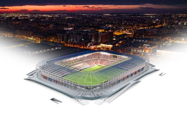 INFOGRAFIE stadion Steaua » Invitație în noul Templu roș-albastru