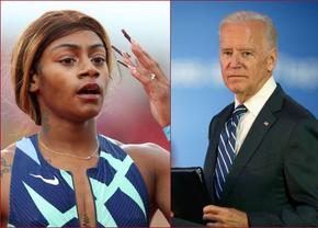 Joe Biden, reacție surprinzătoare după ce o vedetă din SUA, favorită la JO, a fost suspendată pentru consum de marijuana: „Sunt mândru de ea”