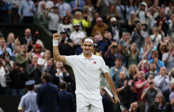 Roger Federer, încă un pas spre titlul 9 la Wimbledon » Victorie cu „floricele” în fața lui Sonego