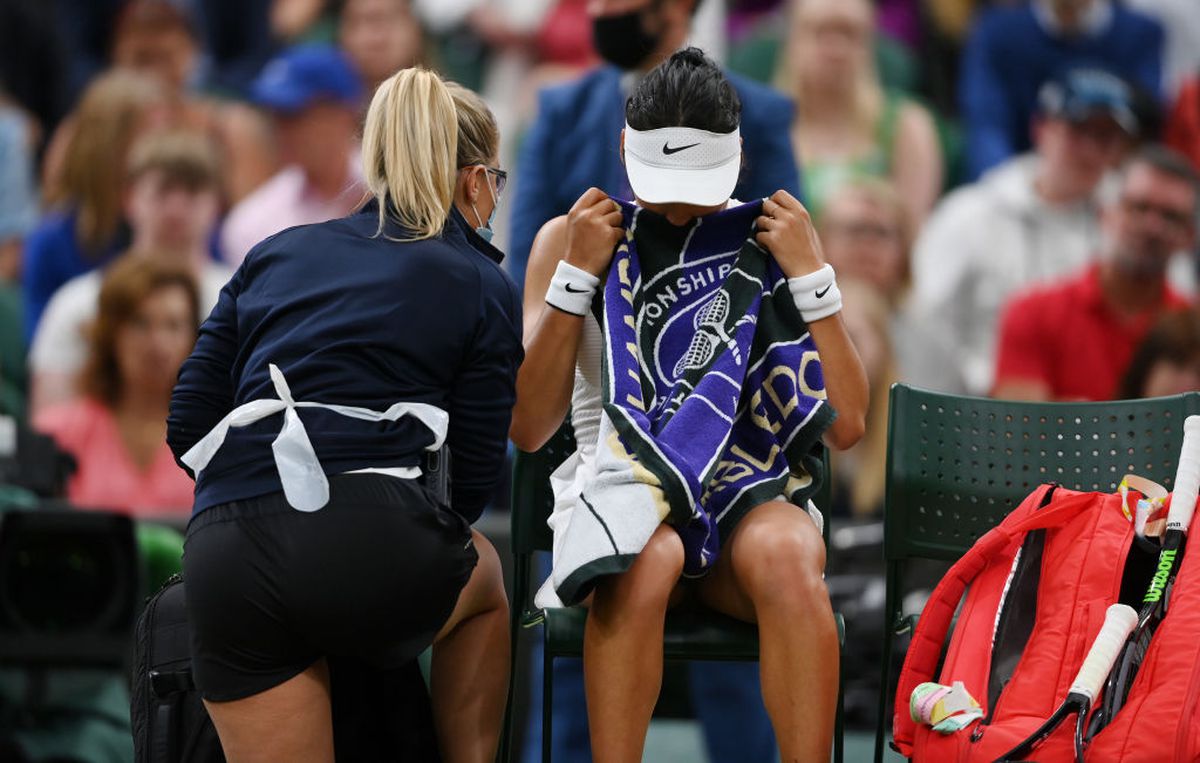 Emma Răducanu, abandon în optimi la Wimbledon