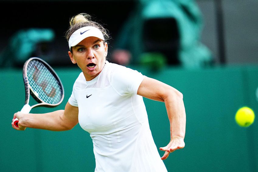 Simona Halep - Amanda Anisimova e meciul vedetă din sferturile de finală de la Wimbledon 2022, foto: Imago