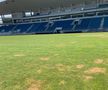 Cum arată gazonul arenei din Târgu-Jiu cu 11 zile înainte de FCU Craiova - FCSB