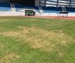 Cum arată gazonul arenei din Târgu-Jiu cu 11 zile înainte de FCU Craiova - FCSB