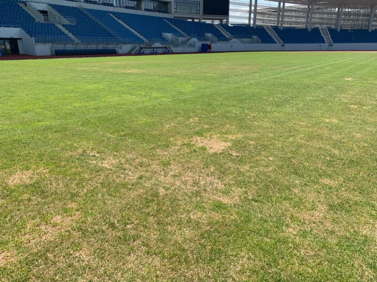 Cum arată gazonul arenei din Târgu-Jiu cu 11 zile înainte de FCU Craiova - FCSB