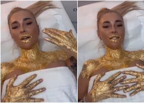 Anamaria Prodan a bifat o nouă apariție extravagantă! Tratament pentru piele cu aur de 24K: „Sunt foarte fericită”