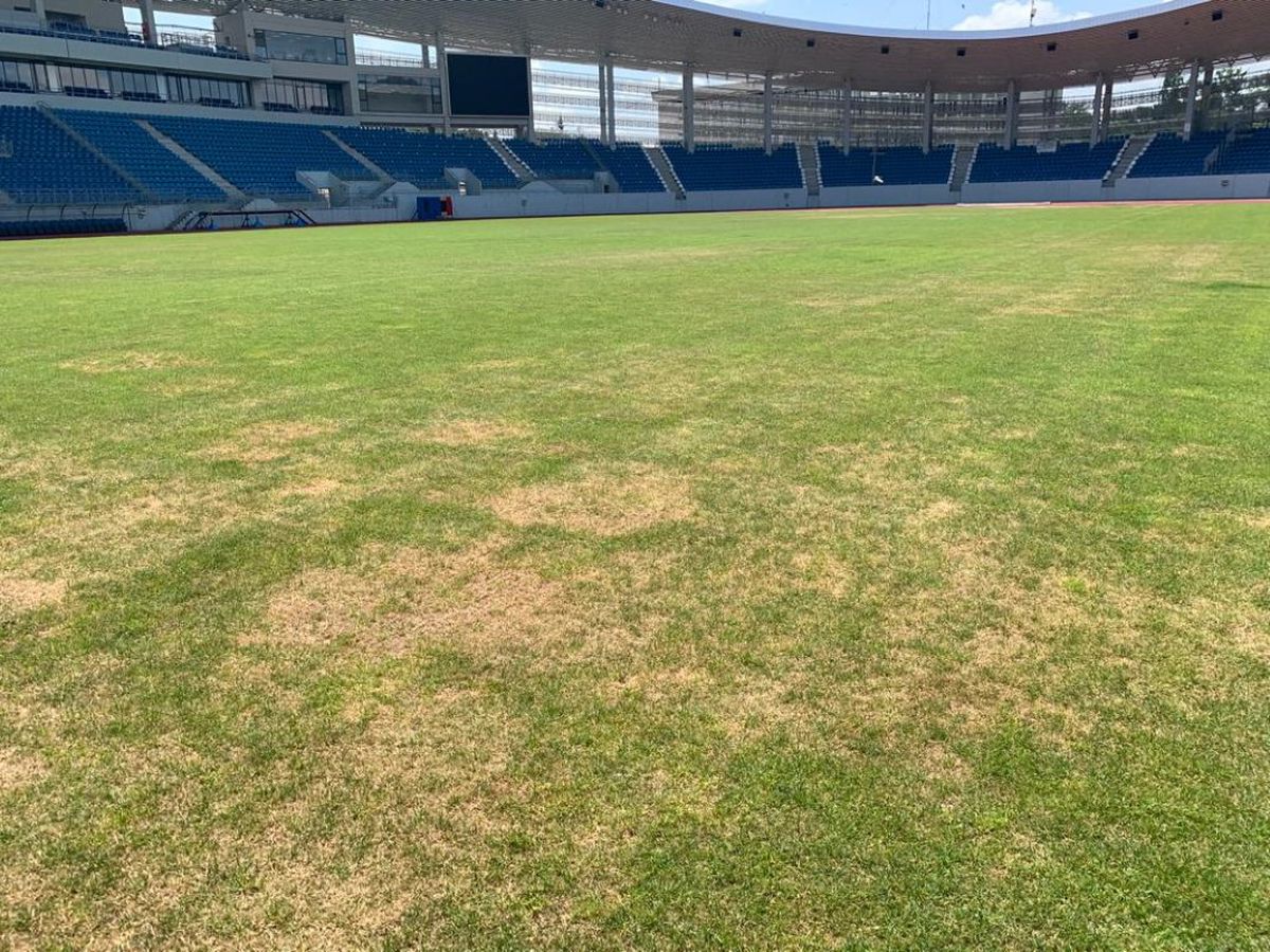 Cum arată gazonul arenei din Târgu-Jiu cu 11 zile înainte de FCU Craiova - FCSB