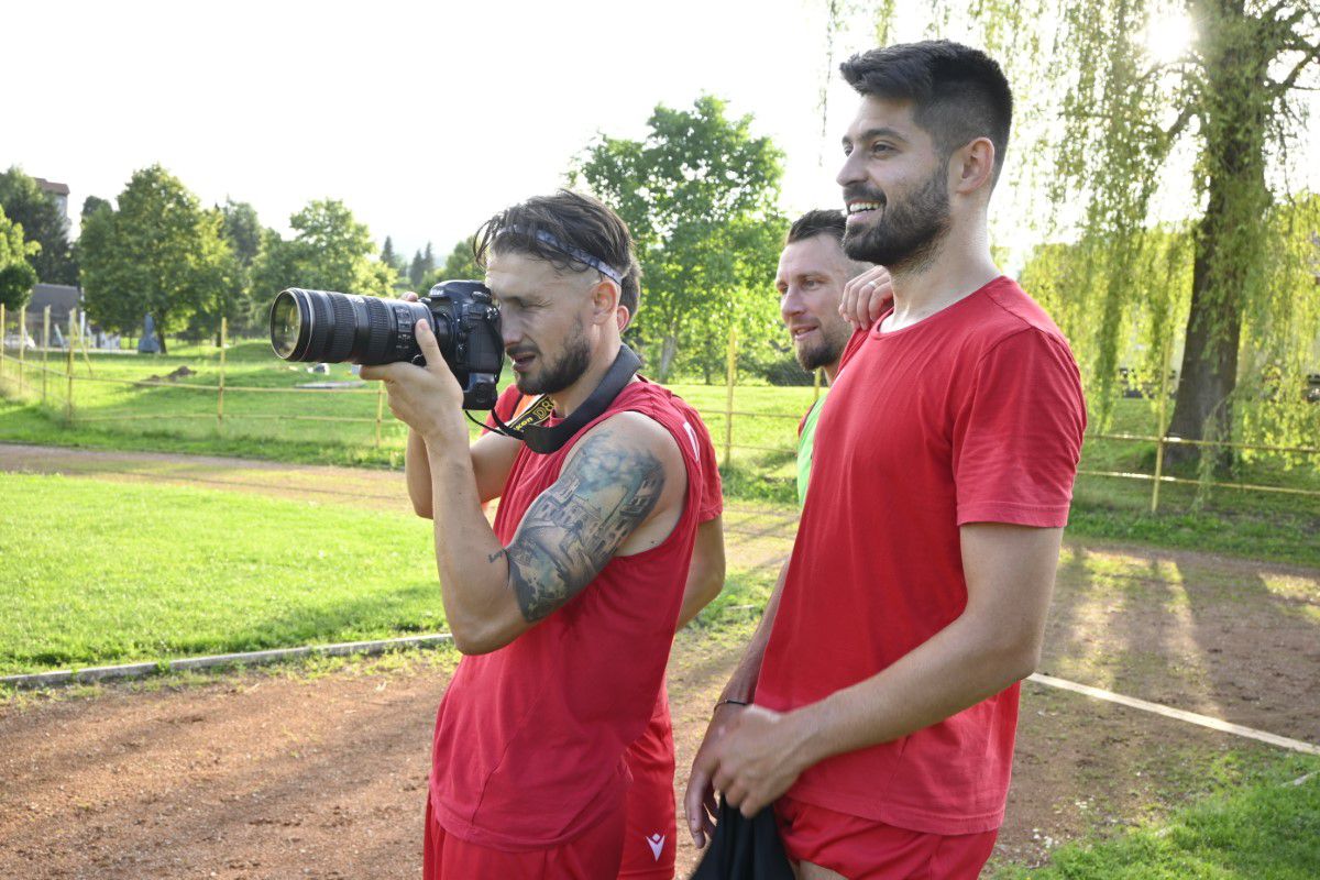 Imagini inedite din cantonamentul lui Dinamo