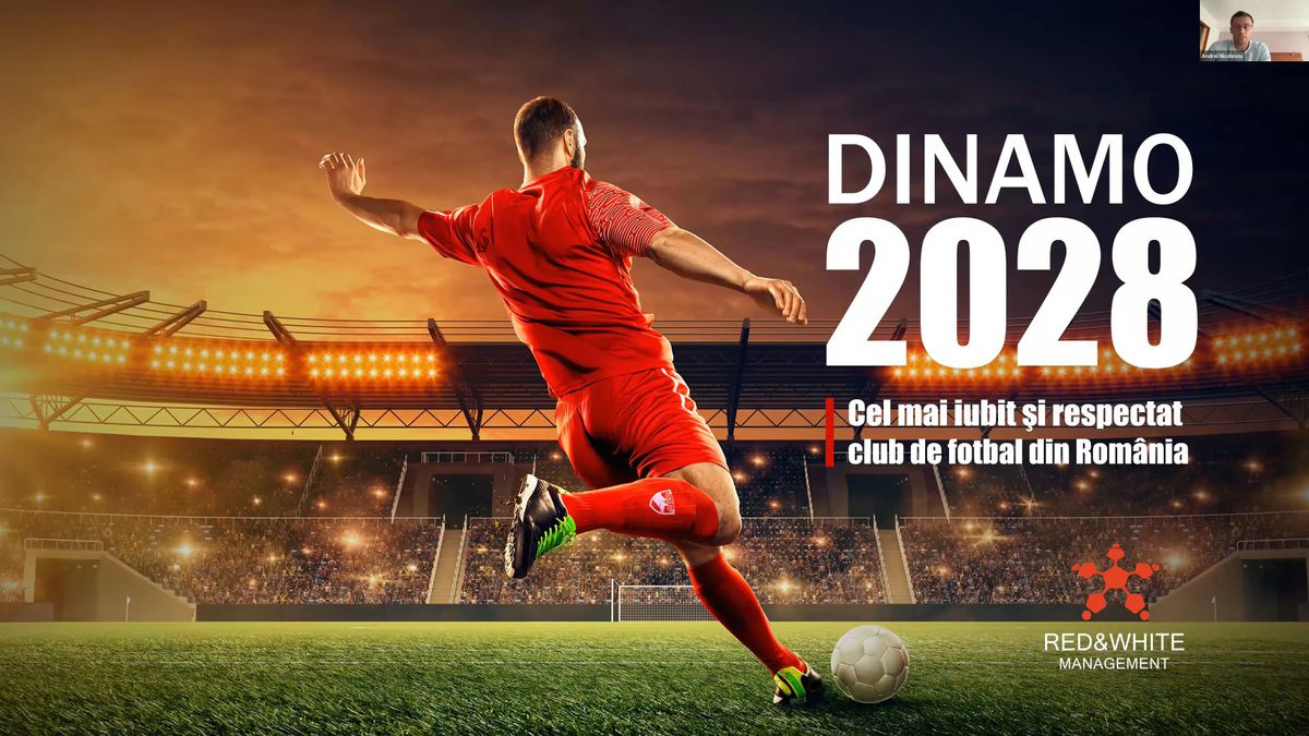 FOTO Dinamo, prezentare webinar Red & White